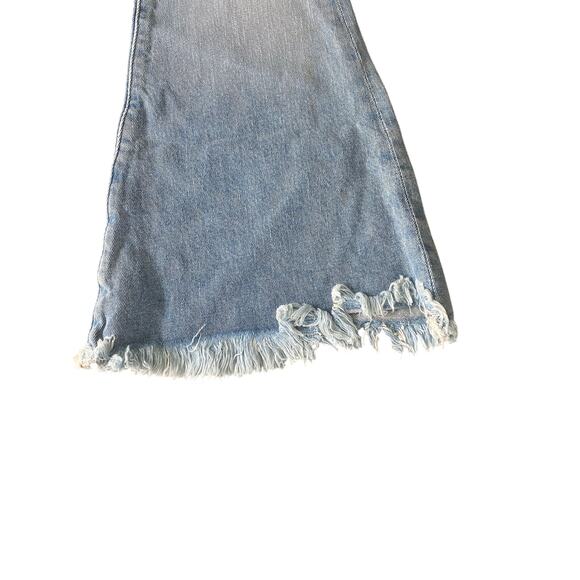 NWT Women’s FRAME Cropped Wide Leg Jeans Pants Raw Hem 27 - Picture 3 of 7